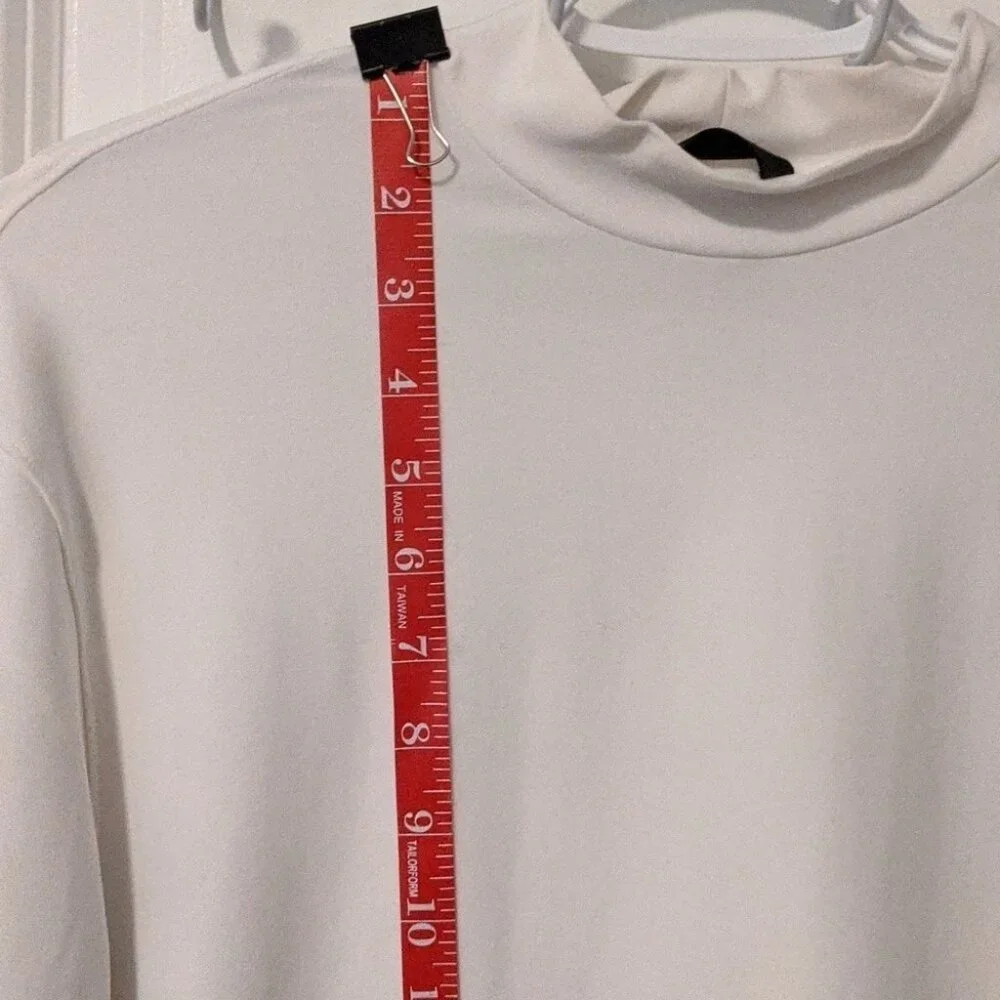 NIKE DRI FIT UV GOLF Shirt Short Sleeve Tshirt Medium White